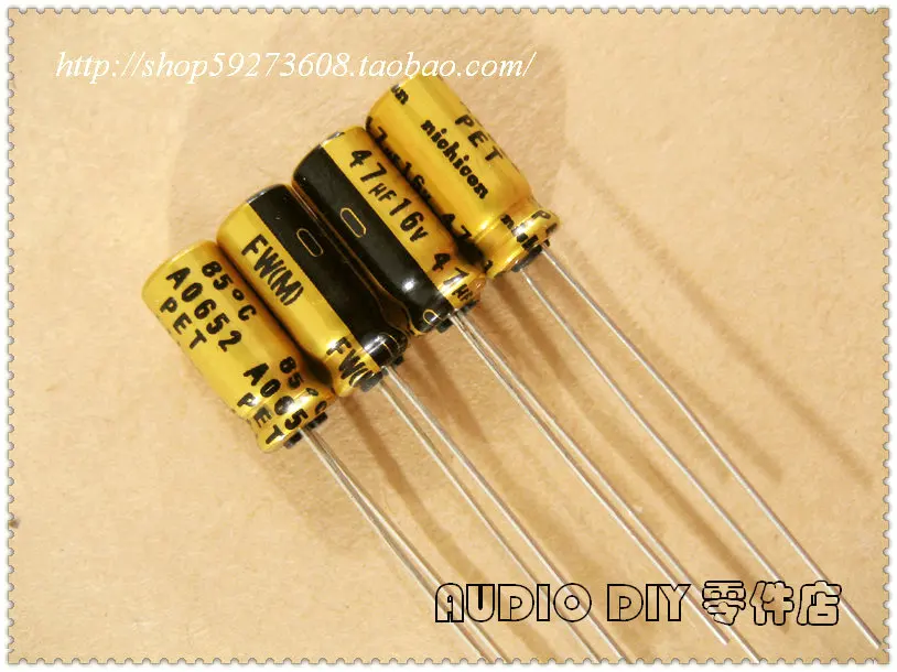 

2020 hot sale 30PCS/50PCS Nichicon FW Series Electrolytic Capacitor for 47uF/16V Audio (Origl Box in Japan) free shipping