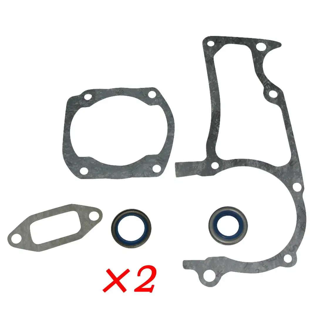 Set di guarnizioni 2 pezzi paraolio misura HUSQVARNA 375 365 362 per JONSERED 2065 2071 nuovo