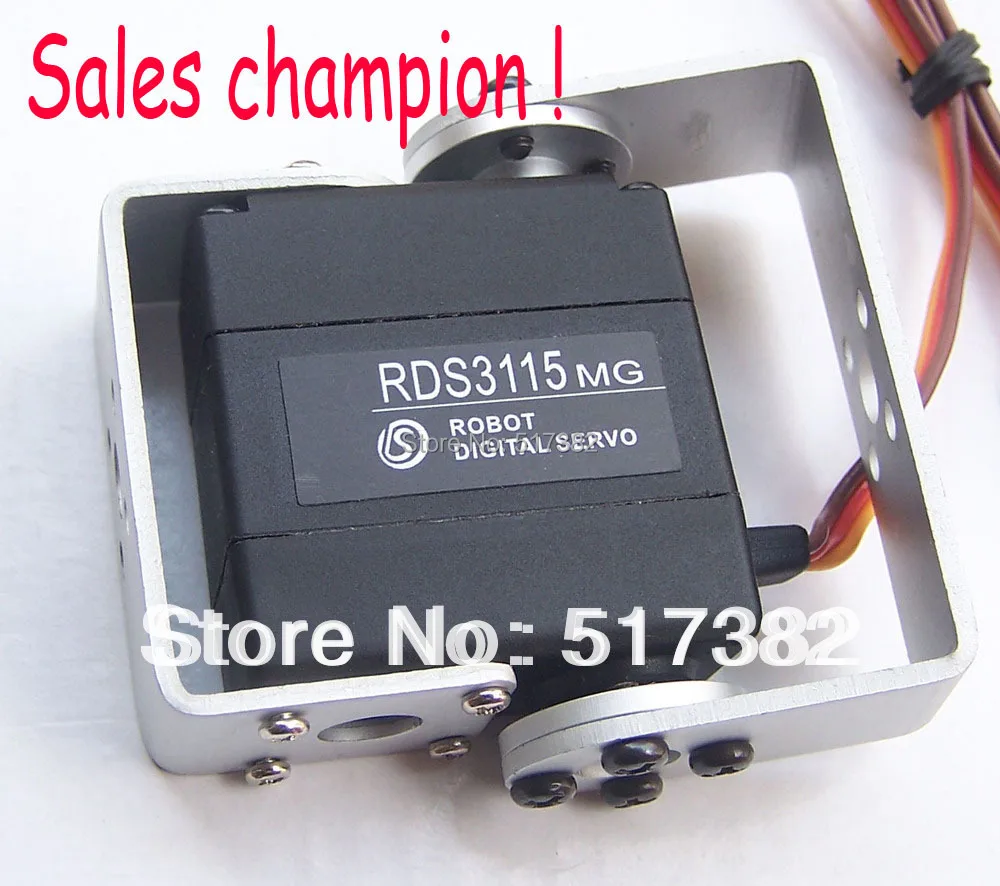 

Free shipping 4X Original factory Robot servo RDS3115 Metal gear digital servo Robot servo arduino servo for Robotic DIY 15kg/cm