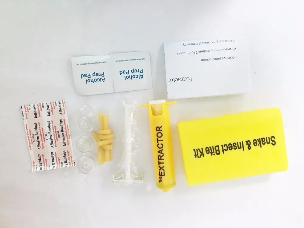 Venom Extractor Khẩn Cấp Ngoài Trời Rắn Côn Trùng Cắn Kit Viện Trợ Đầu Tiên Hoang Dã Venomous Ong Cắn Chân Không Detox Bơm Survival Rescue