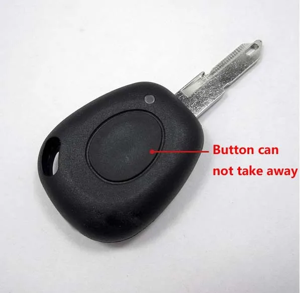 1 Button Replacement Remote Key shell Case For Renault Clio With Battery Clamp Fob key cover 10PCS/lot