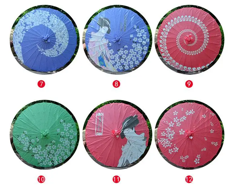 84cm 33inch New Adult Size Long-straight Traditional Japanese Paper Umbrellas Wedding Souvenir Parasol Free Shipping SN853