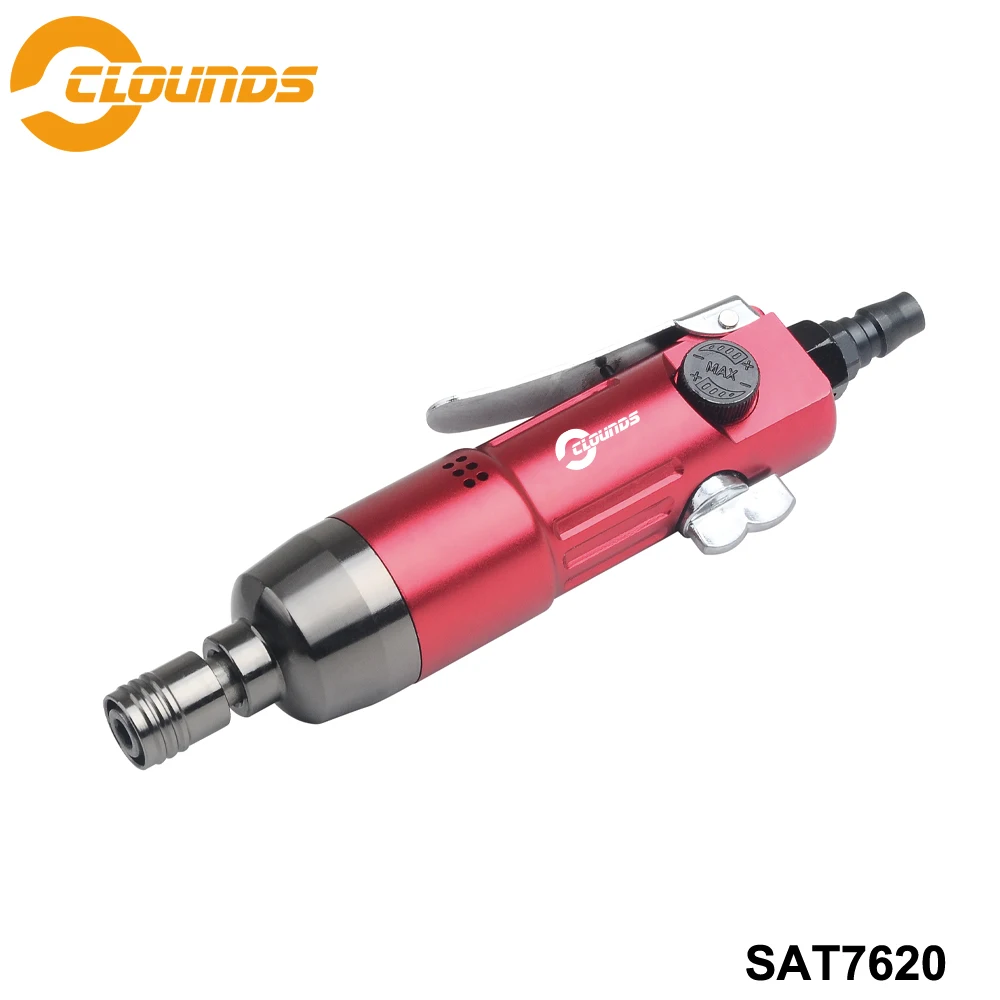 SAT7620 Professional Pneumatic Tools 10000rpm 50N-m 6mm Side Exhaust Air Screwdriver