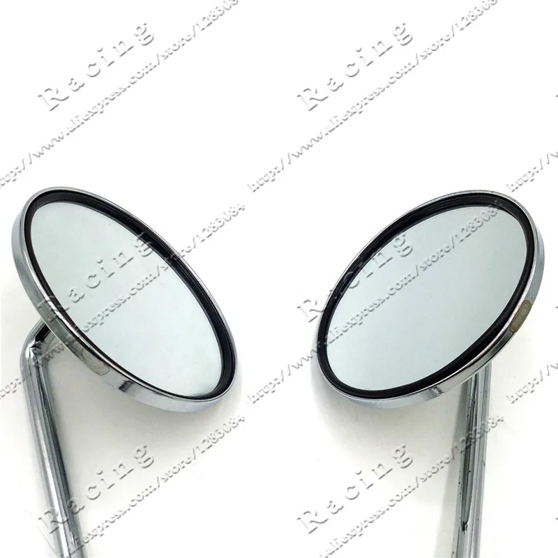 chrome M10&M8 universal motorbike side mirrors rearview mirror moto For Dirt Pit Bike Motorcycle Motocross ATV Quad Scooter