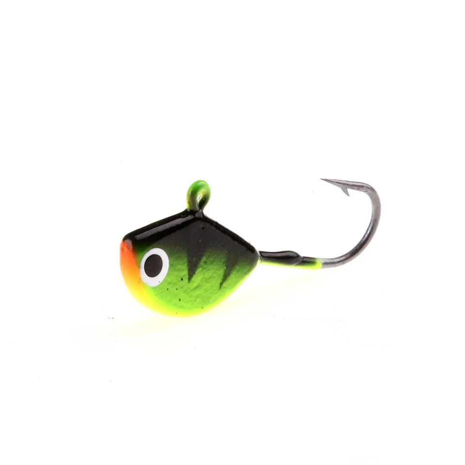 4PCS/Lot Winter Fishing Lure Ice Fishing Jig Bait 2.5cm 2.3g Mini Metal Fish Lead Head Hook Bait Fishing Tackle image 6