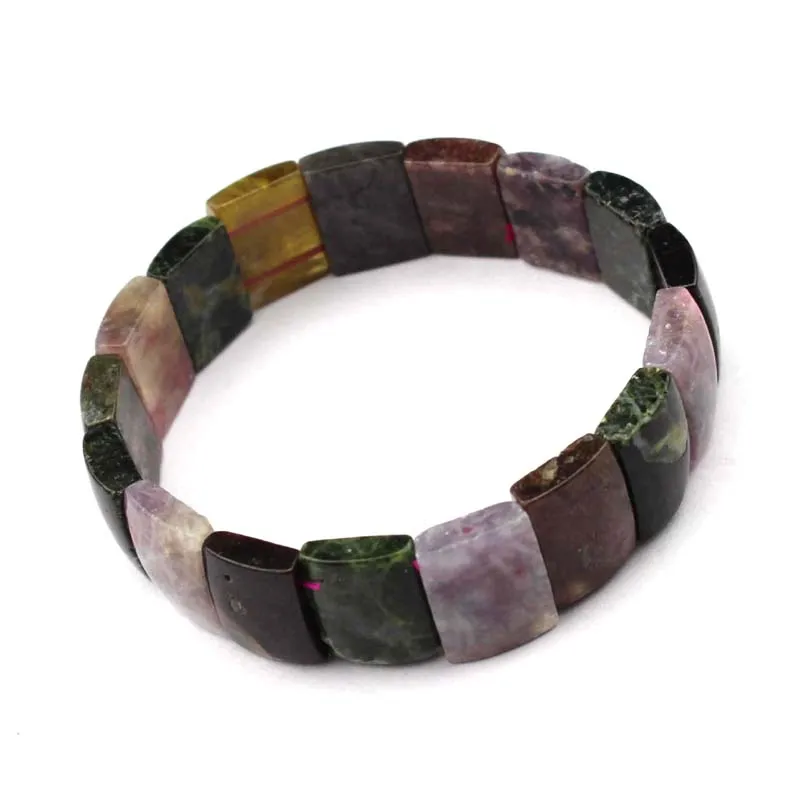 natural tourmaline stone beads bracelet natural energy stone bracelet DIY jewelry for woman  wholesale !