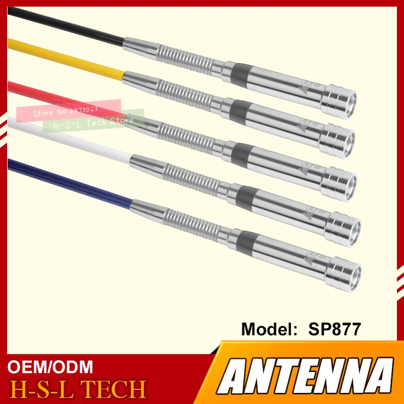 Antena inalámbrica de doble banda para coche, conector de antena PL-259 VHF/UHF de alta ganancia, flexión móvil, 30km, UV, 144/430MHz