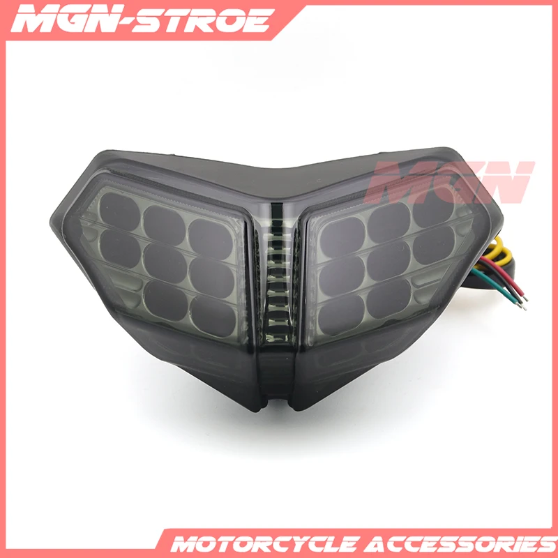 Motorcycle LED Rear Turn Signal Tail Stop Light Lamps Integrated For 848 2008-2012 1098 1098R 1098S 2007-2012 09 10 11 12