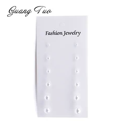 6 Pairs/set Pearl Stud Earrings for Women Charm Temperament Earrings Fashion Jewelry Simulated Pearl Earrings Wedding Jewelry