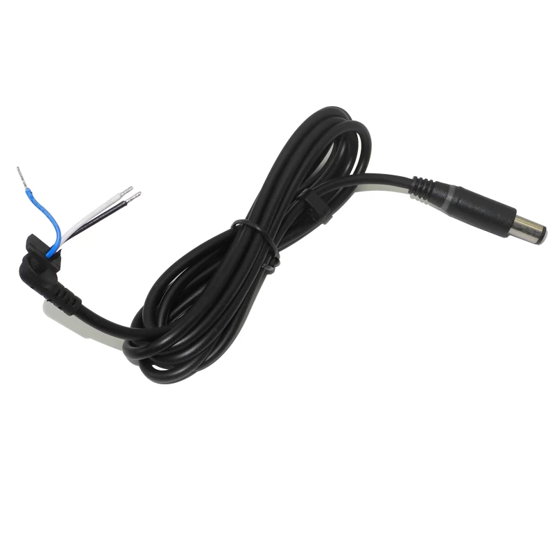 7.4 x 5.0 / 7.4*5.0 mm Power Cable Cord Connector DC Jack Charger Adapter Plug Power Supply Cable with LED Light for Dell Laptop