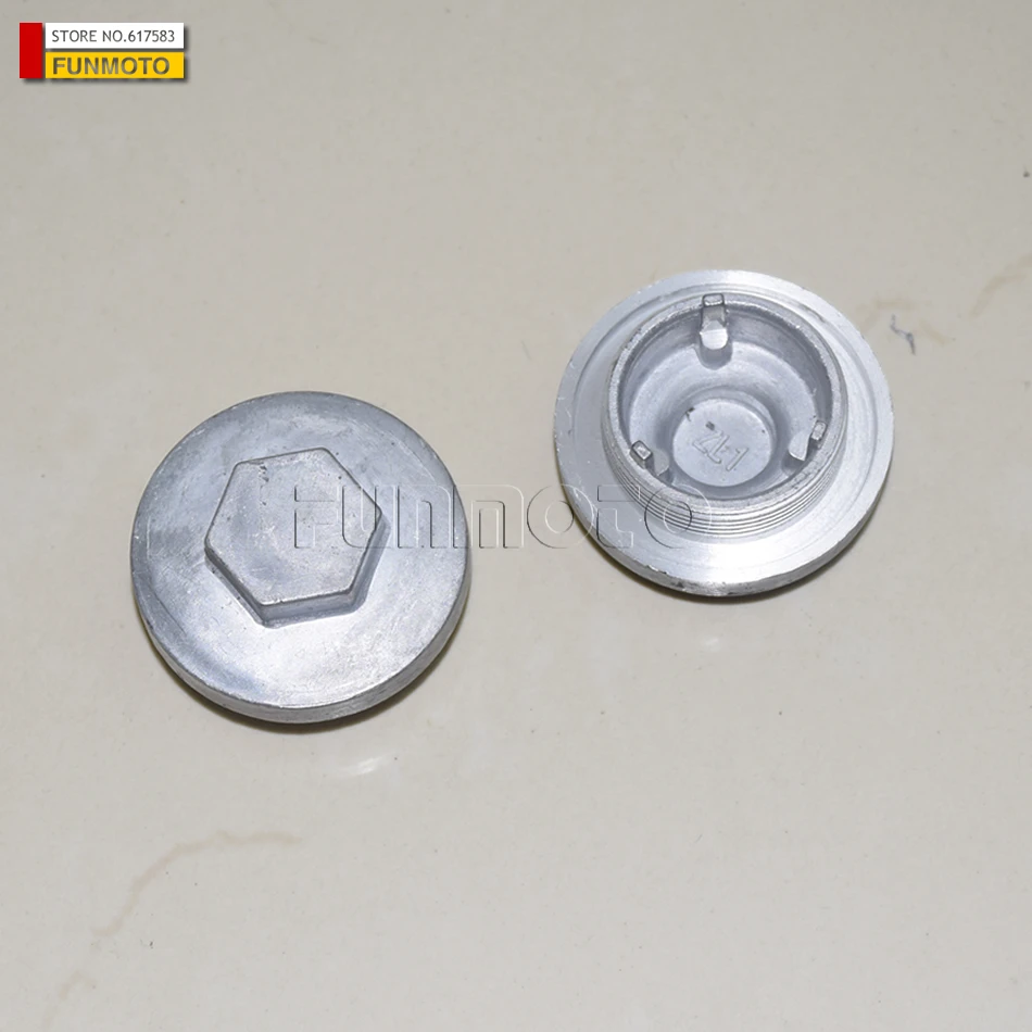 2 picese Oil drain plug screw   for Jianshe 400atv engine yonghe 400cc buggy or dune buggy