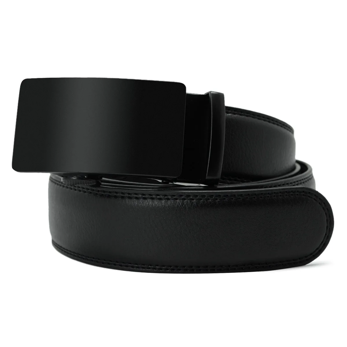 

Male Genuine Leather Strap Belts For Men Top Quality Automatic Buckle black Belts Men's Real leather cowskin Novelty belt GH333