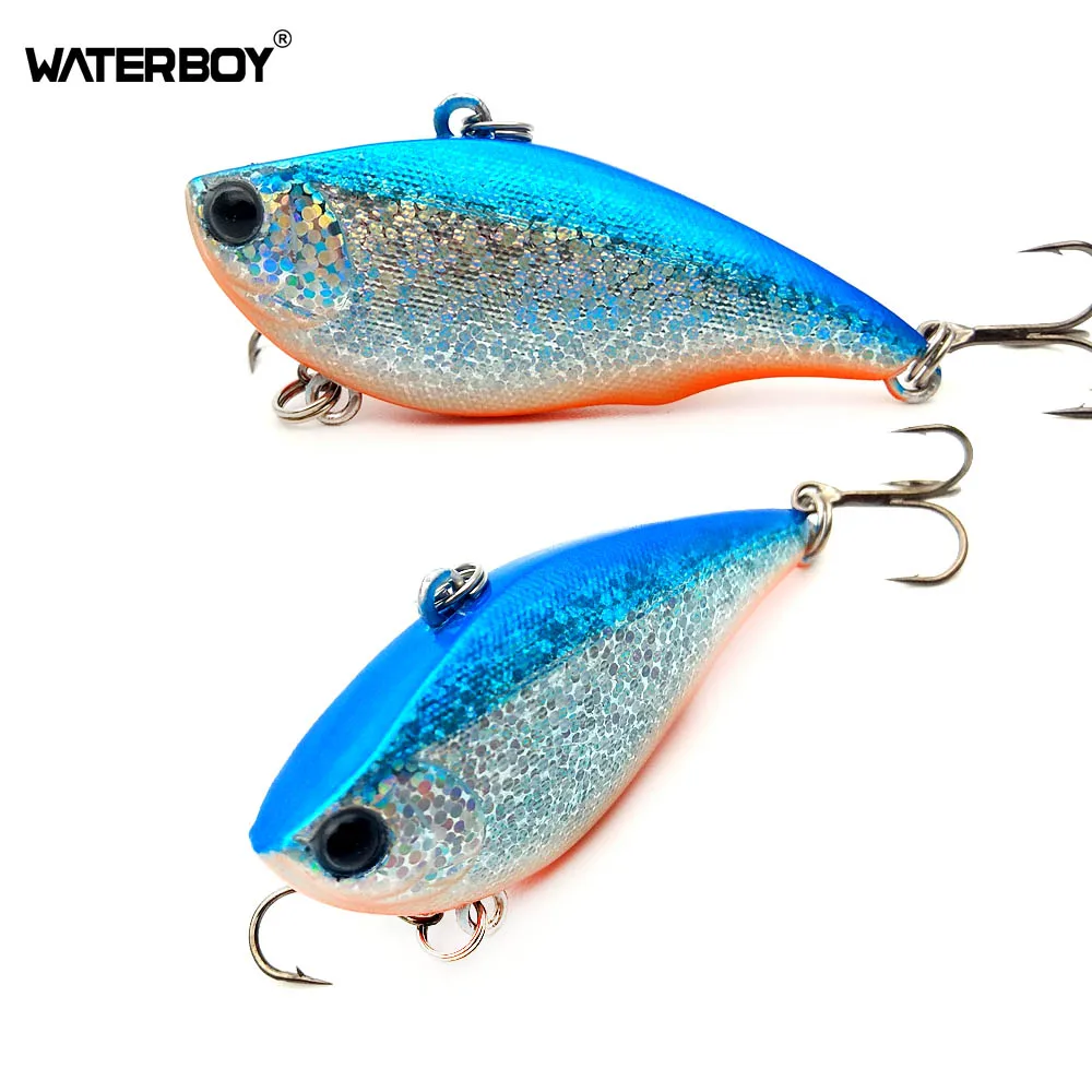WATERBOY 5.5cm 8.5g mini vib fishing lures hard bait artificial vibe fishing bait fish wobbler sinking vibration deep swimming