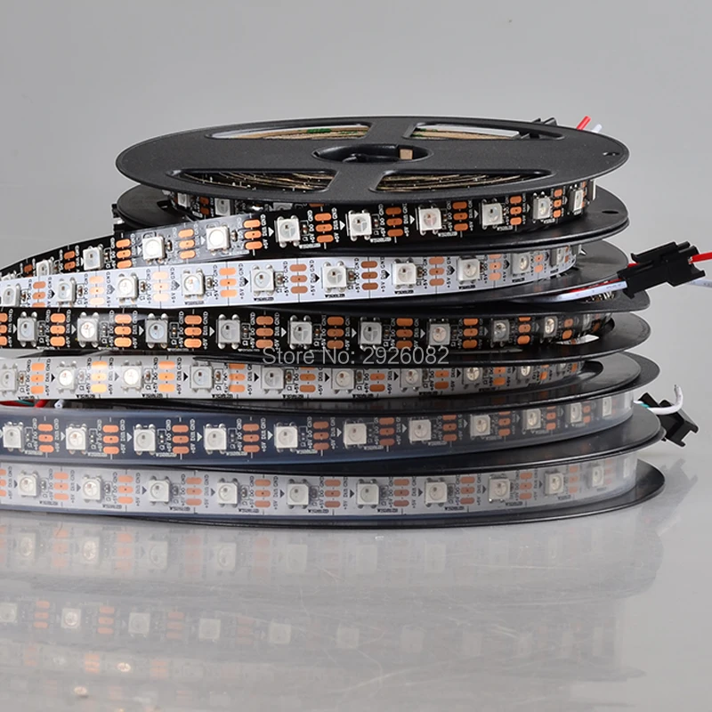 5V 96LEDs/m SK6812 Addressable RGB LED Strip 5050 SMD Pixel Light TV Full Color Lamp Neon Flexible Tape IP20/IP65/IP67