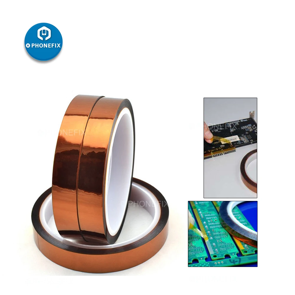 High Temperature Tape BGA Repair Thermal Insulation Tape Polyimide Adhesive Tape for Mobile Phone Motherboard Protection