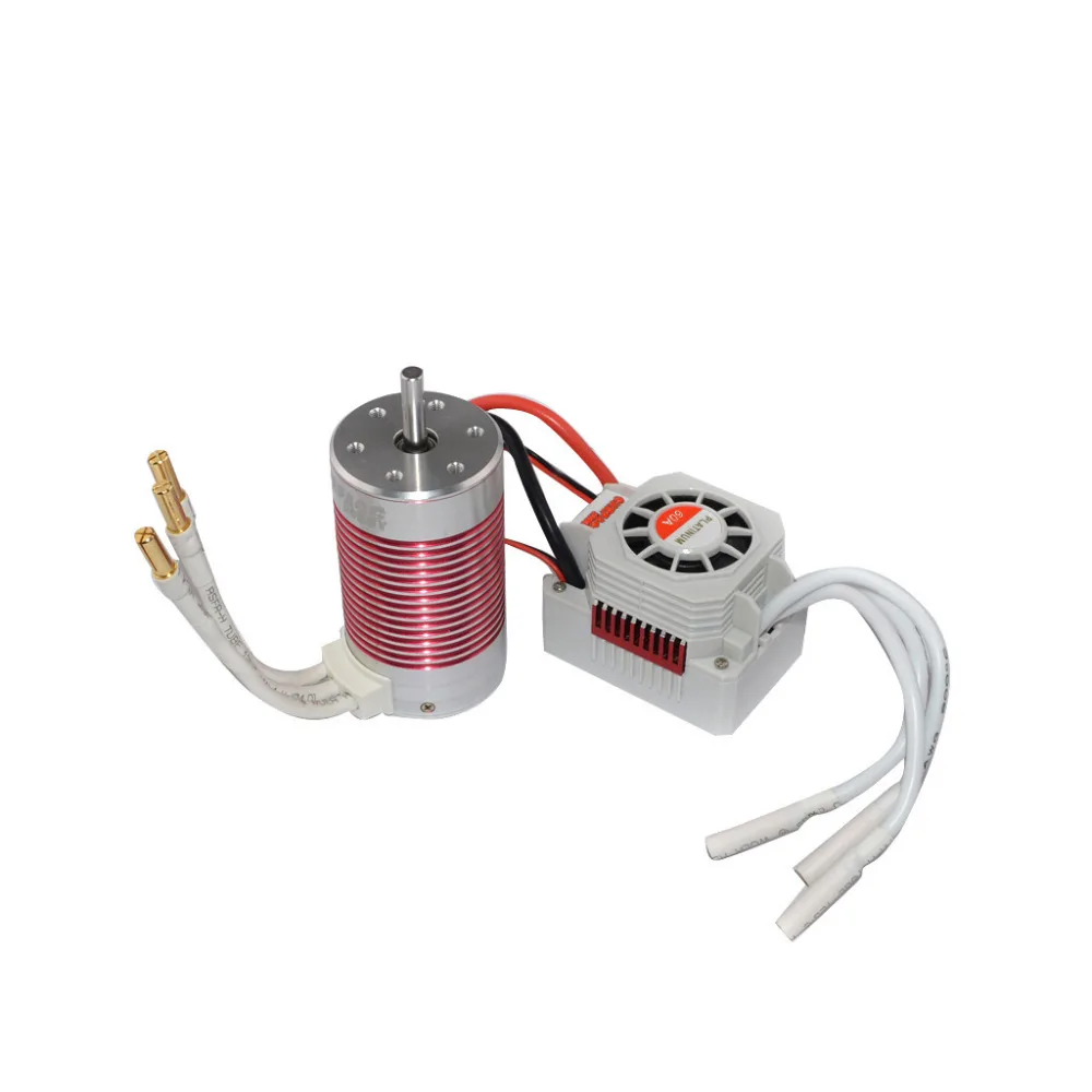 Platinum Waterproof 3665 3100KV 2600KV 2100KV Brushless Motor with 60A ESC for RC Car 1/10 Motor RC Rock Crawler