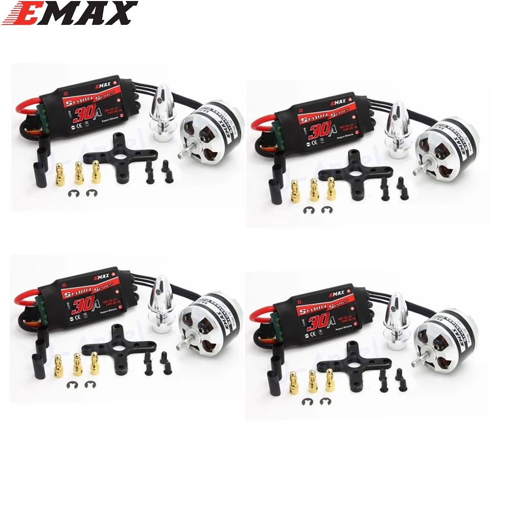 Motor EMAX XA2212 820KV 980KV 1400KV con EMAX Simonk 20A / 30A ESC Set para RC modelo para F450 F550 RC Quadcopter