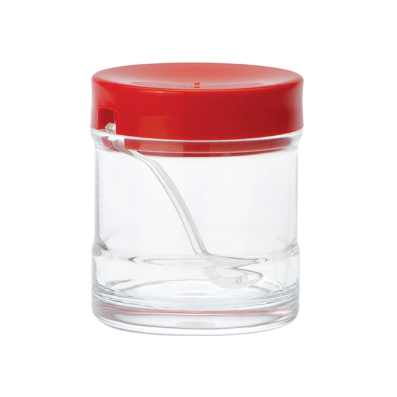 Transparent Seasoning Holder with Scoop, Plastic Bottle, Granulated Sugar Bottle, Original, YAB009