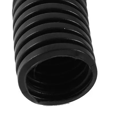 2 Buah 21.5Mm 20Mm OD Hitam PVC Fleksibel Pipa Bergelombang Saluran Kabel 2.2M 7ft