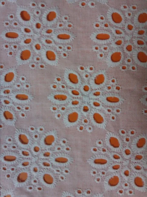 

Free shipping 100% Cotton Embroidery summer cool high quality Lace Fabric,skirt shirts cloth,140cm Width,XERY96281