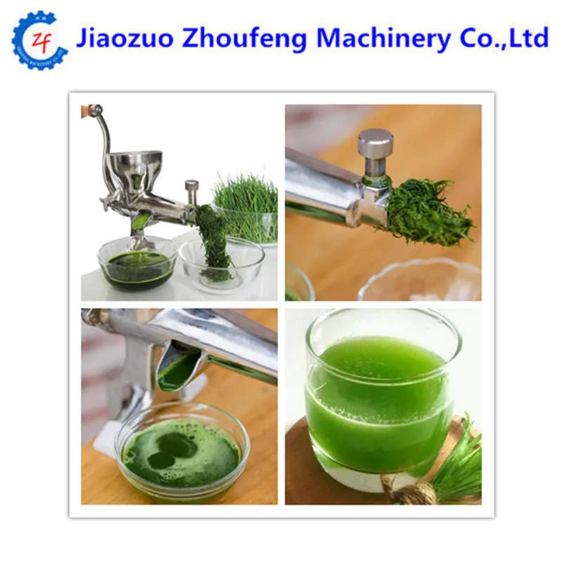 Top quality cold press manual healthy wheat grass wheatgrass juicer stainless steel fruit and vegetable juicer juice extractor