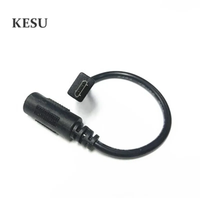 50pcs of 5.5 x 2.1mm DC Female to Micro USB 5pin Male Charging Power Cable Cord Wire Cable CONNECTOR 10cm