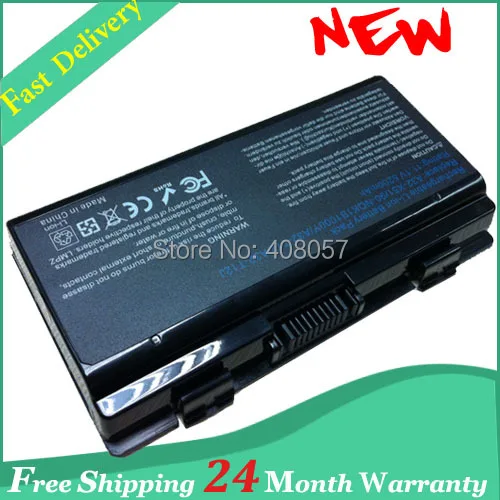 6 cells 4400MAH battery replacement for ASUS X51H X51L X51R X51RL T12 T12C T12Er T12Fg T12Jg T12Mg T12Ug A32 X51 Free shipping