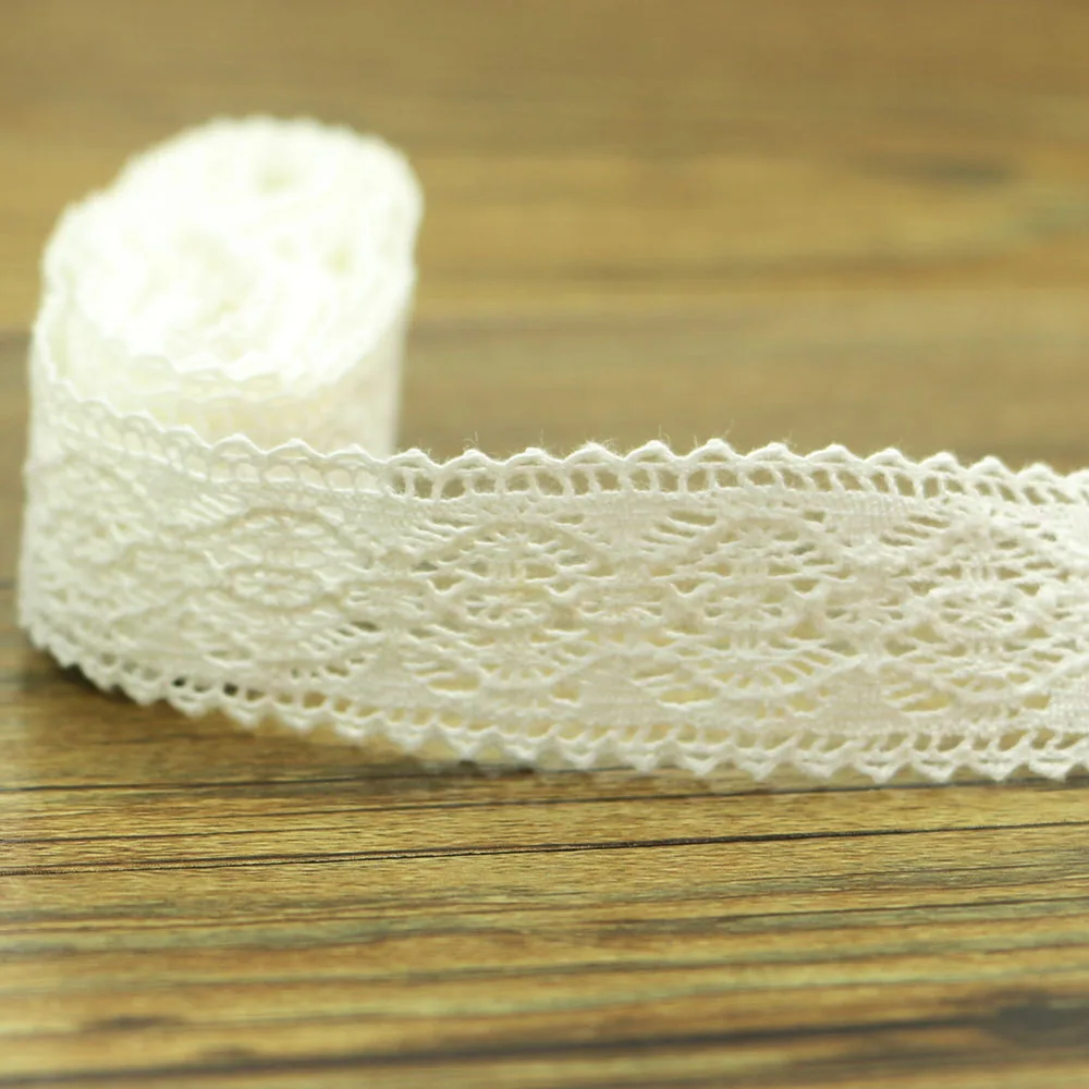 1 yards high quality pure cotton lace sewing household clothing accessories DIY material wedding decoration