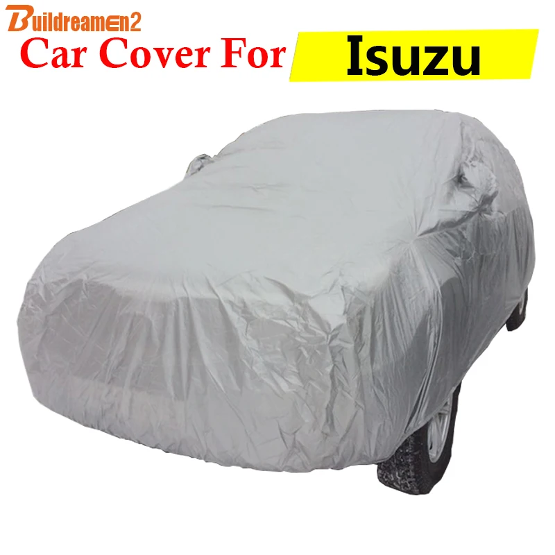 Buildreamen2 Car Cover Anti-UV Sun Snow Rain Scratch Dust Protection Auto Cover For Isuzu Amigo Ascender Trooper Vehicross Rodeo