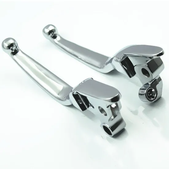 Chrome Clutch Brake Levers for Harley Electra Glide Road Glide Road King Tri Glide Street Glide FLHX 2008-2013 2014