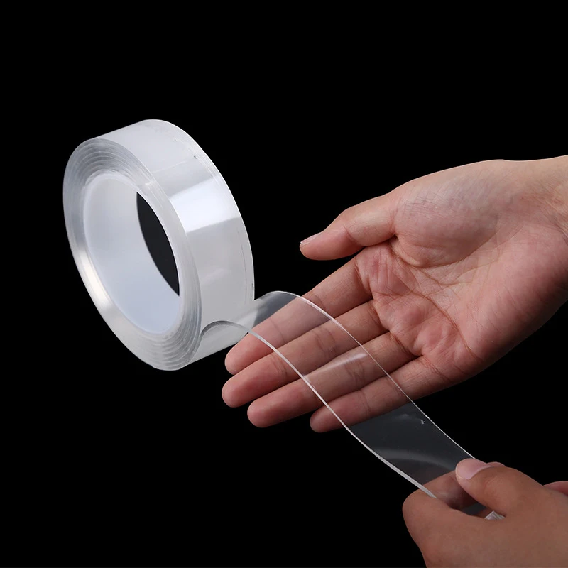 Double-Sided Adhesive Nano Tape Traceless Washable Stretchable Removable Multifunctional Tapes Reusable Duct Sticker