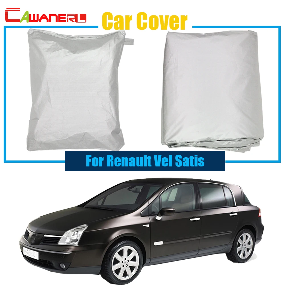 Cawanerl Car Cover Anti UV Outdoor Rain Sun Snow Frost Resistant Preventing Cover For Renault Vel Satis