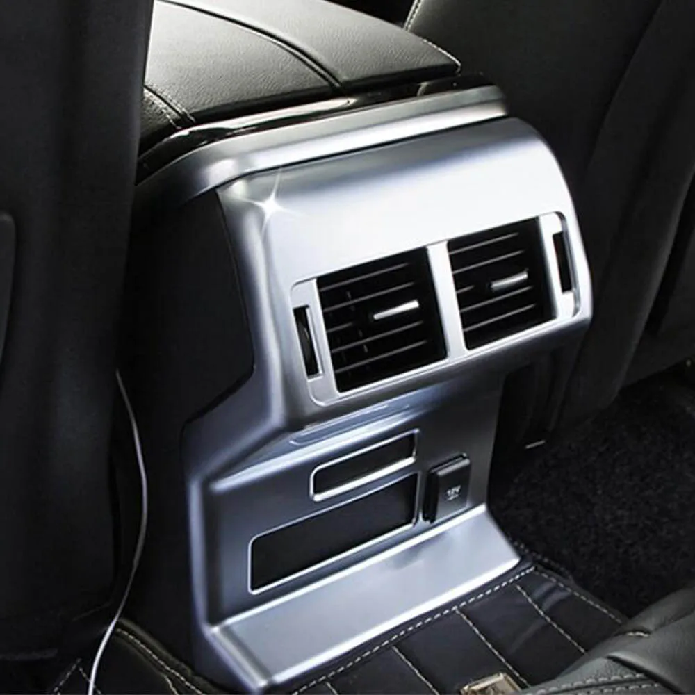 

Center Armrest Back Row Air Conditioning Outlet Vents Decorative Cover Trim Sticker For Range Rover Velar Interior Accessories