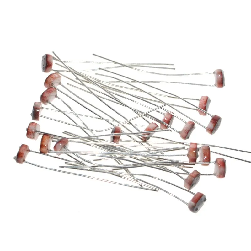 20PCS x 5518 Light Dependent Resistor LDR 5MM Photoresistor wholesale and retail Photoconductive resistance