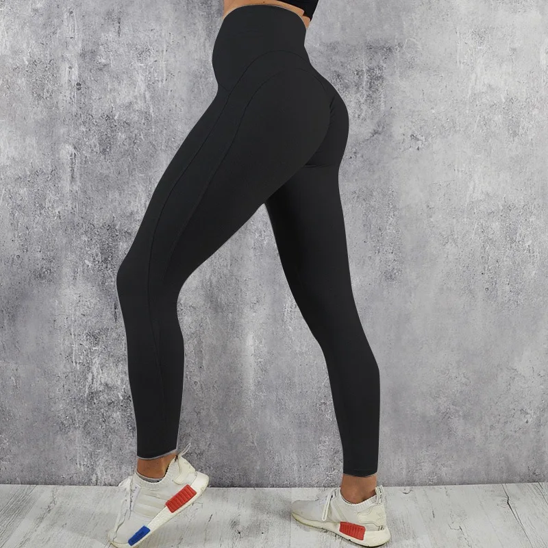 SVOKOR Women Workout Leggings Push Up Fitness Leggings Female Fashion Patchwork Leggings Mujer S-XL Black Leggings Women