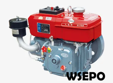 Factory Direct Supply! WSE-R165 3HP Water Cooled 4-stroke Small Diesel Engine Applied for Generator/Cultivator/Boat