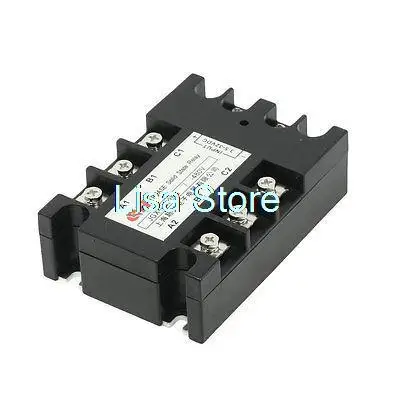 

3.5-32VDC/480VAC 25A DC to AC 3 Phase SSR Solid State Relay w Indicator Light