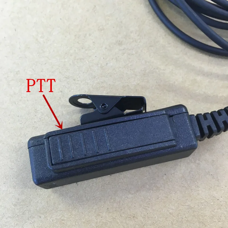 Long Big PTT Air Tube headphoenfor Motorola MTH800 MTH850 MTP850 MTS850 MTH600  MTH650 etc walkie talkie