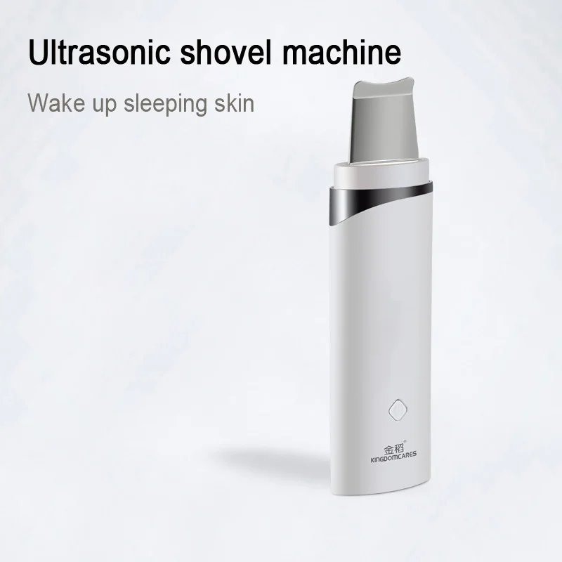 多機能 USB 充電フェイシャルスクラバーピーリングスキンクリーナー超音波イオンしわ黒ずみ除去肌引き締めマッサージャー