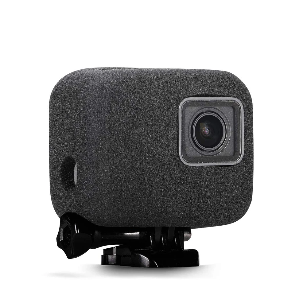 Foam Windshield Windscreen Housing Case for GoPro Hero 5/6/7 2018 Black Camera Sponge protect Windproof Cap Wind Noise Reduction