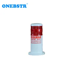 HNTD LED Caution Indicator Warning Signal Light CNC Machine Tools 220V Barrel Type Buzzer Often Bright TD50 Hot Sales