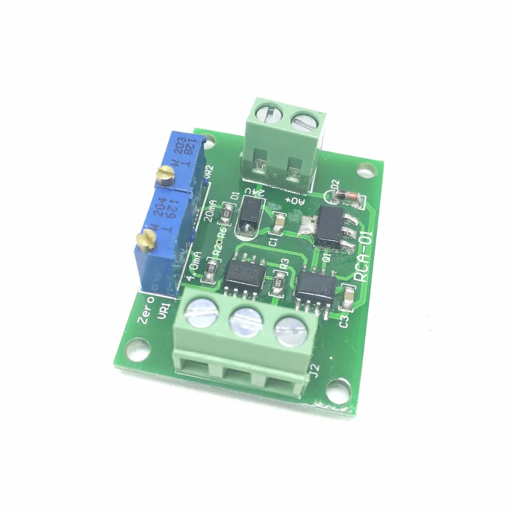 Potentiometer resistance 1k/5k/10k/50k to 4-20mA current signal module XTR115 transmitter occurs