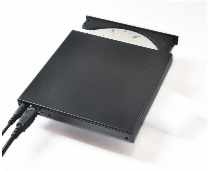 Schlank Tragbare USB 2.0 Ultra Externe DVD-RW CD-RW Brenner Schriftsteller Stick Für PC MAC