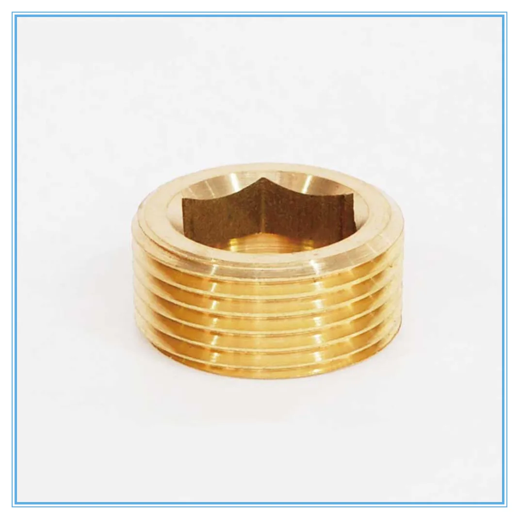 Brass fittings Gold Tone 1/8