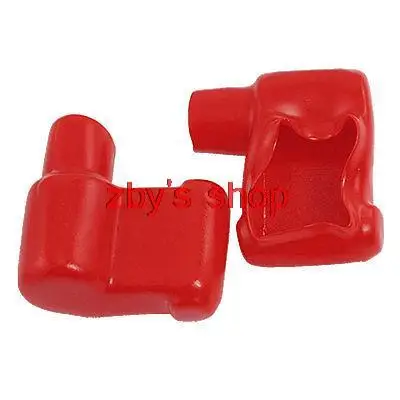 

10 x Auto Car Battery Cable Terminal Boots Protective Soft Sleeves Red