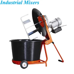 Vertical Small Cement Mortar Paint Mixer Household Feed Material Mixer Dry And Wet Dual Use Breeding Equipment XGM-80D