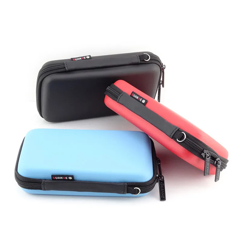 Portable Multi-function Electronic Accessories Travel Storage Bag for HDD, Power Bank, U Disk, SD Card, USB Data Cable EVA Pouch