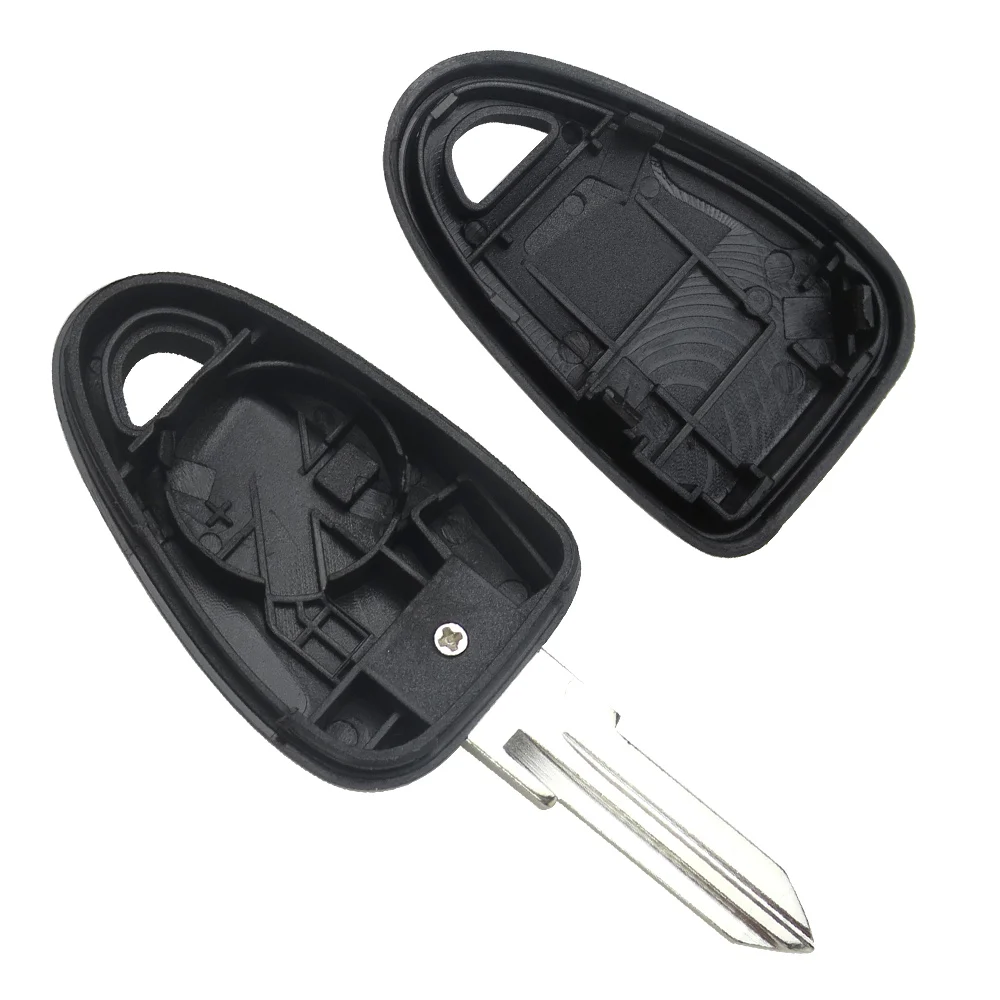 OkeyTech 1 ปุ่ม Uncut Blank GT15R เปลี่ยนใบมีดอัตโนมัติฝาครอบกรณี Remote Transponder Key Shell สําหรับ Fiat Iveco Ducato