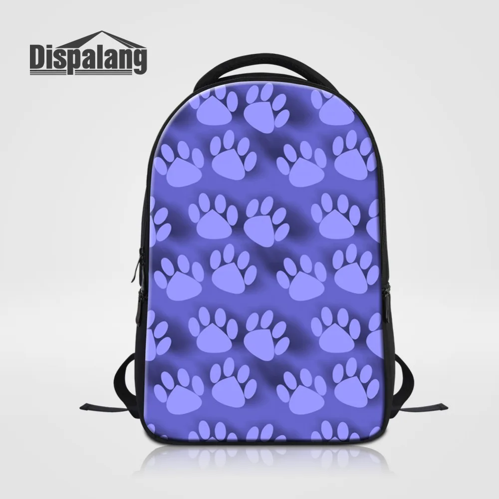 

Dispalang Laptop Backpack Women Mens Cat Paw Print Large Capacity Oxford School Bag For Teenager Kids Travel Shoulder Bag Mochia