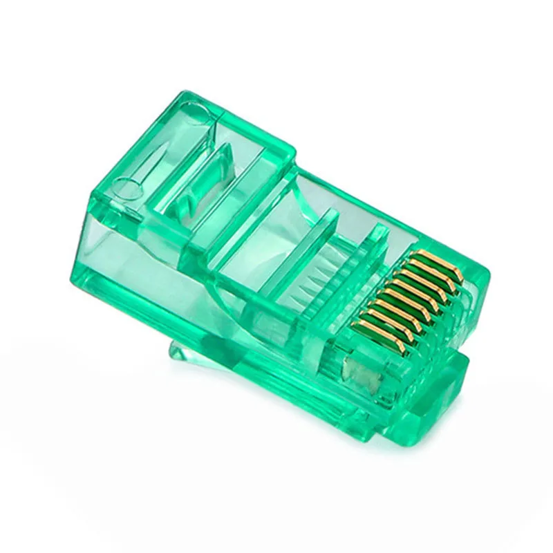 OULLX RJ45 модульные штекера Cat5/Cat5e, 20/50/100 шт. — фото товара